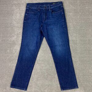 Bonobos Jeans Men's 36 x 34 Fits 36 x 32 Blue Athletic Fit Cotton Stretch Denim